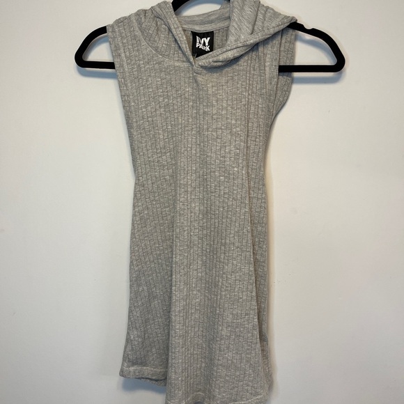 Ivy Park Ribbed Hooded Tank Racerback Branded Sz XS - Picture 11 of 11